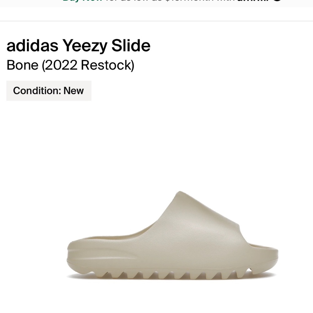 Brand new yeezy slides.